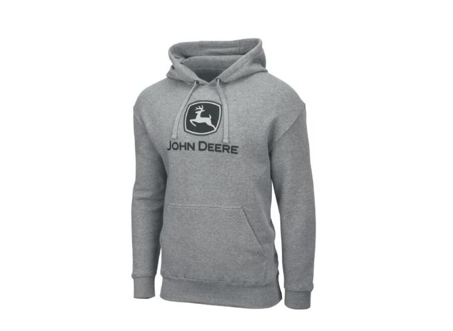 John Deere Grey Hooded Sweatshirt | Hunt Forest Group