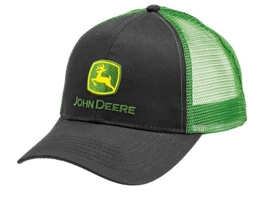 John Deere Black Trucker Cap | Hunt Forest Group