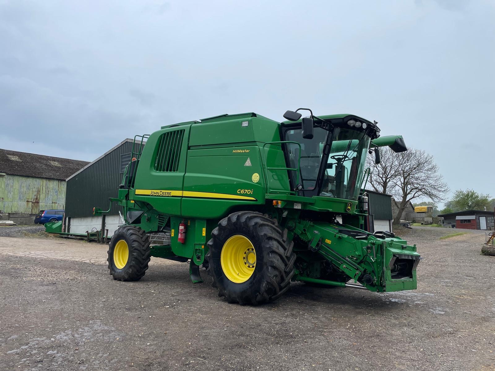 John Deere C670i Hillmaster Combine Hunt Forest Group